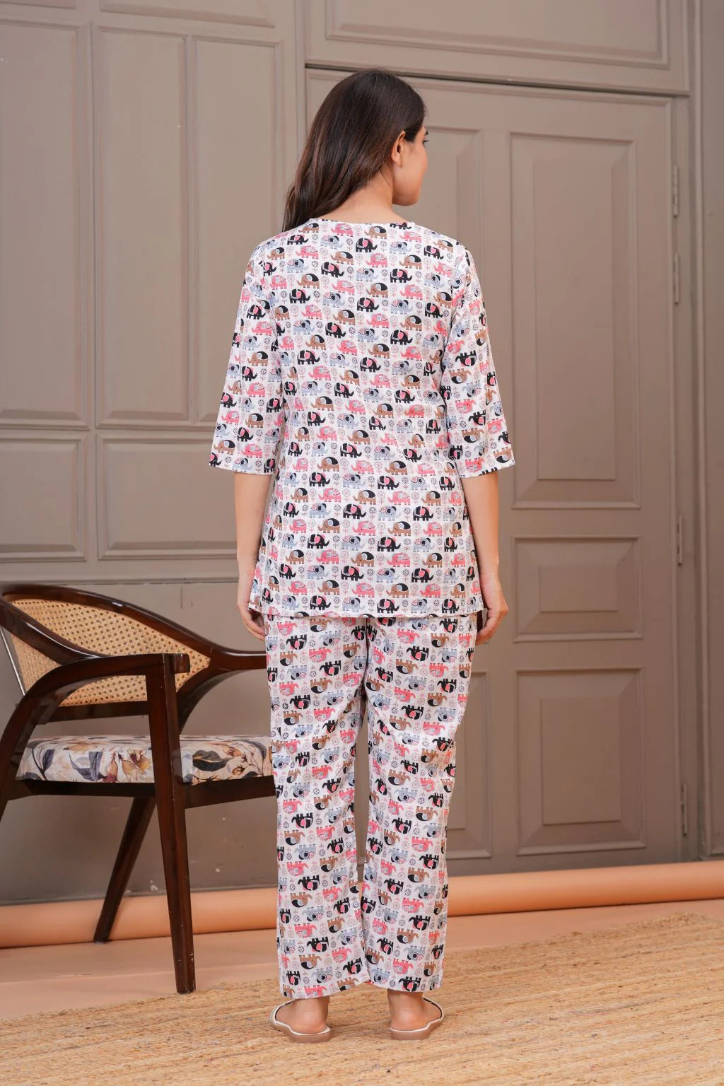 Little Jumbo Printed Cotton Loungewear Set