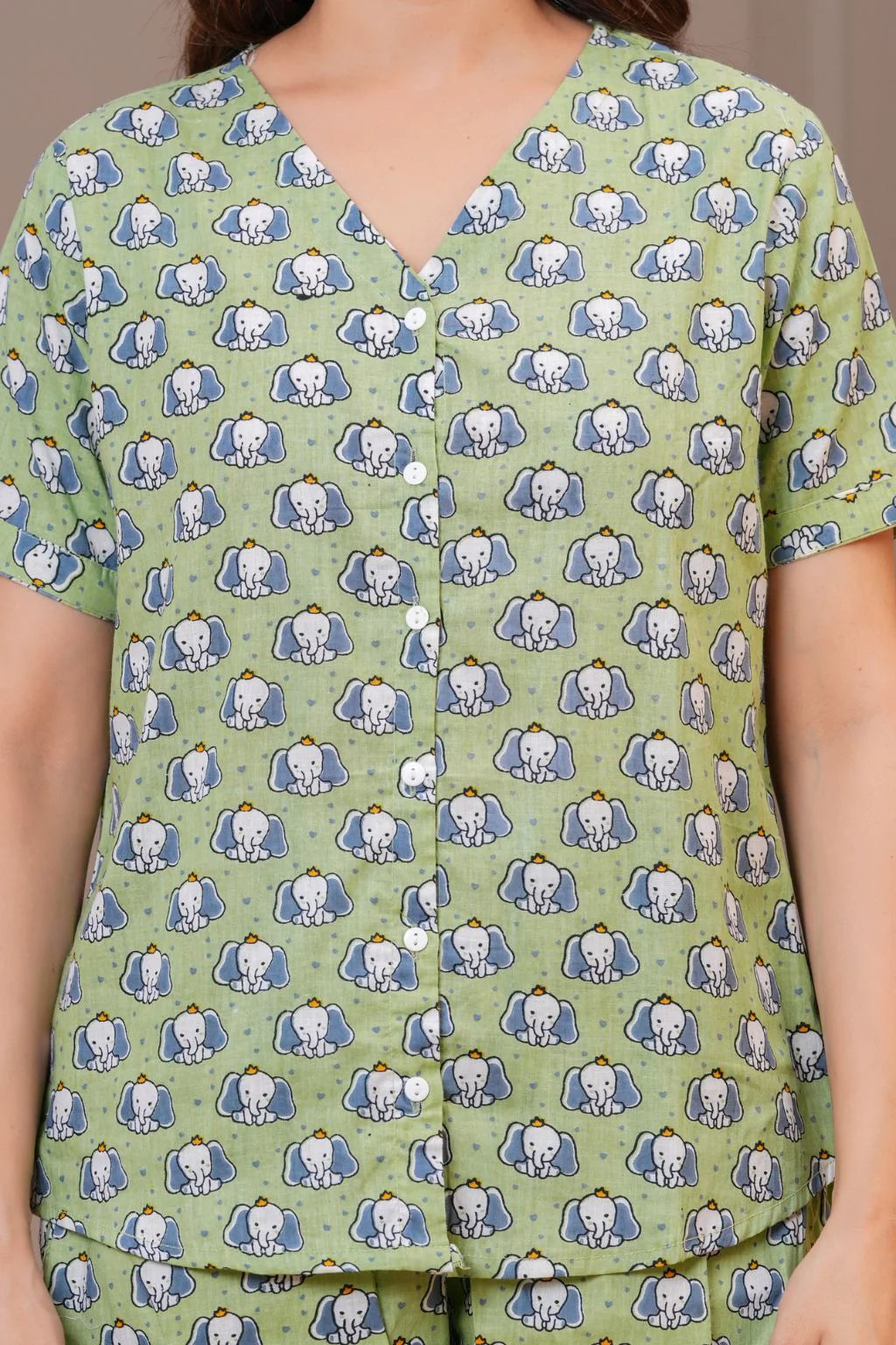 Tiny Trunks Printed Cotton Loungewear Set