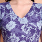 Lavender Flutter Rayon Midi Dress