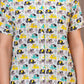 Elephant Print Cotton Shorts Loungewear Set