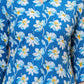Blue Floral Printed Straight - Fit Cotton Kurta Set