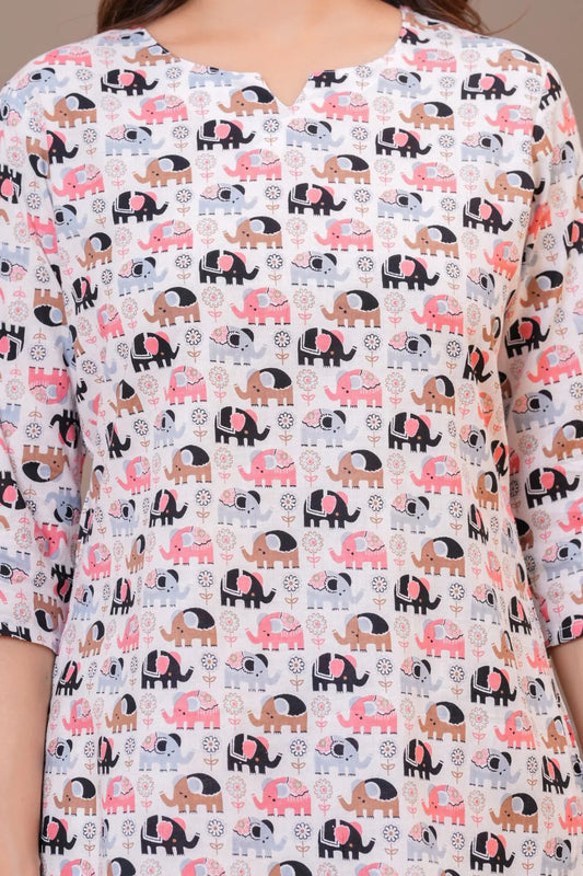 Little Jumbo Printed Cotton Loungewear Set