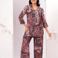 Boho Paisley Printed Loungewear Set