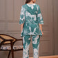 Pastel Green Asymmetrical Cotton Co-ord Set