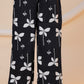 Midnight black A- line Viscose Rayon Co-ord Set